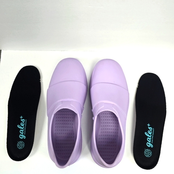 GALES Frontline Nurse Shoes Unisex Lightweight Comfort Slip On Purple Women Sz 8 - Picture 2 of 16